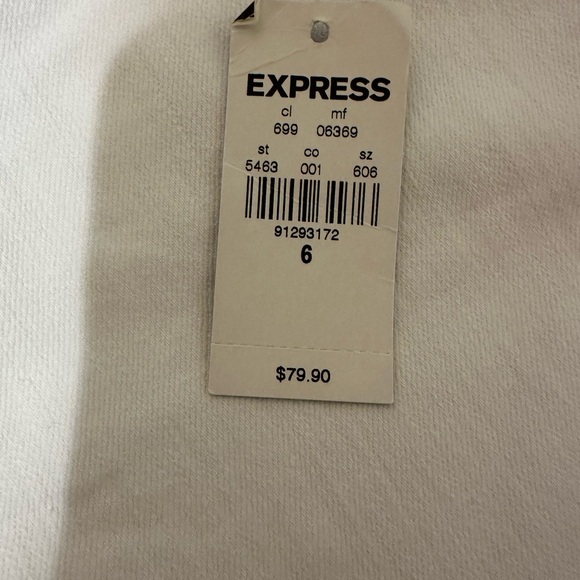 Express white cropped skinny Stella low rise jean - Picture 8 of 12